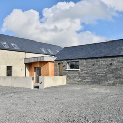 Front of the self-build house