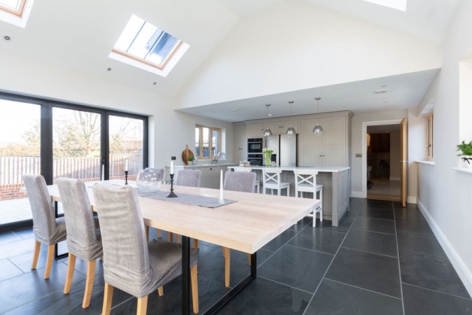 The kitchen of Natasha's self-build